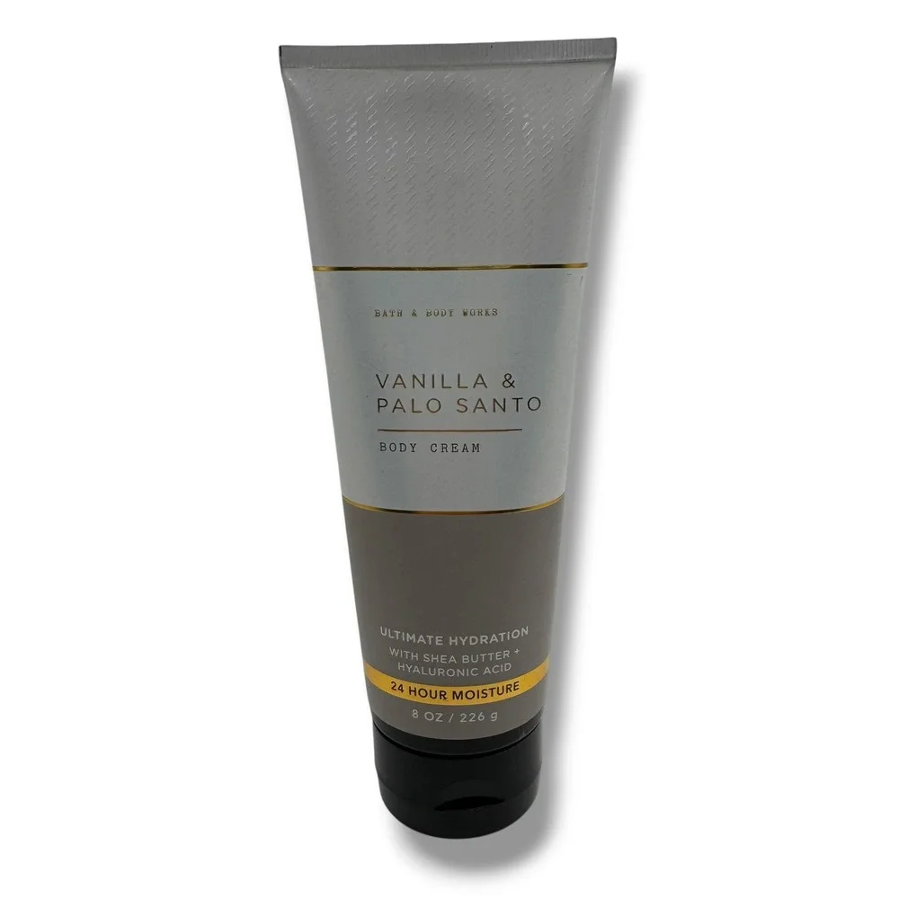 Bath & Body Works Vanilla & Palo Santo Ultimate Hydration Body Cream 8oz Women's